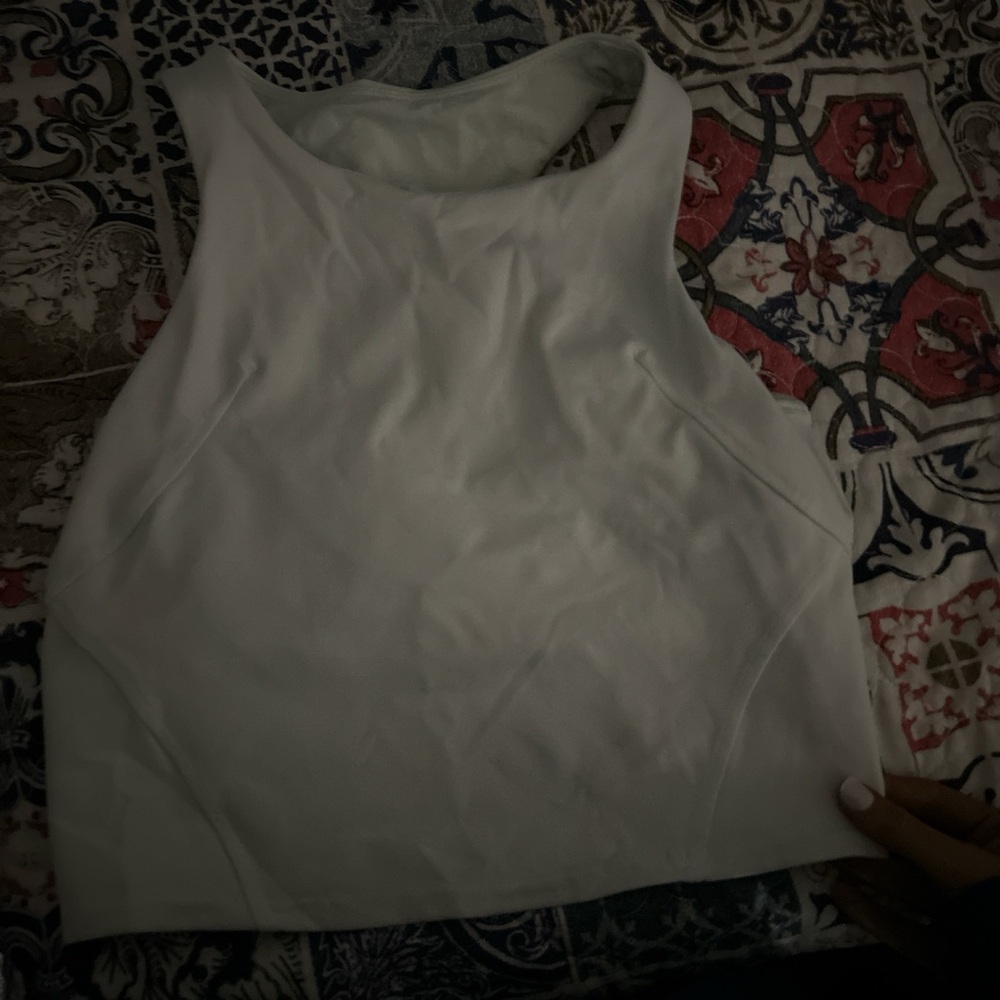 Lululemon Athletica White Tank Top